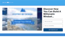 Tablet Screenshot of dreambigwiththach.com